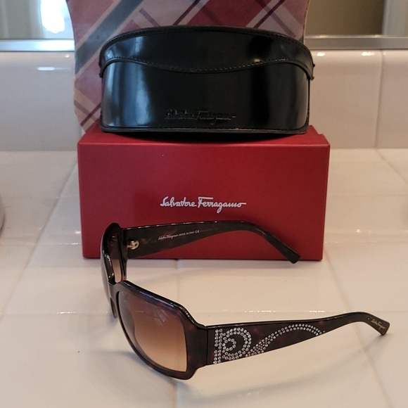 Salvatore Ferragarro Brown Sunglasses main image 6